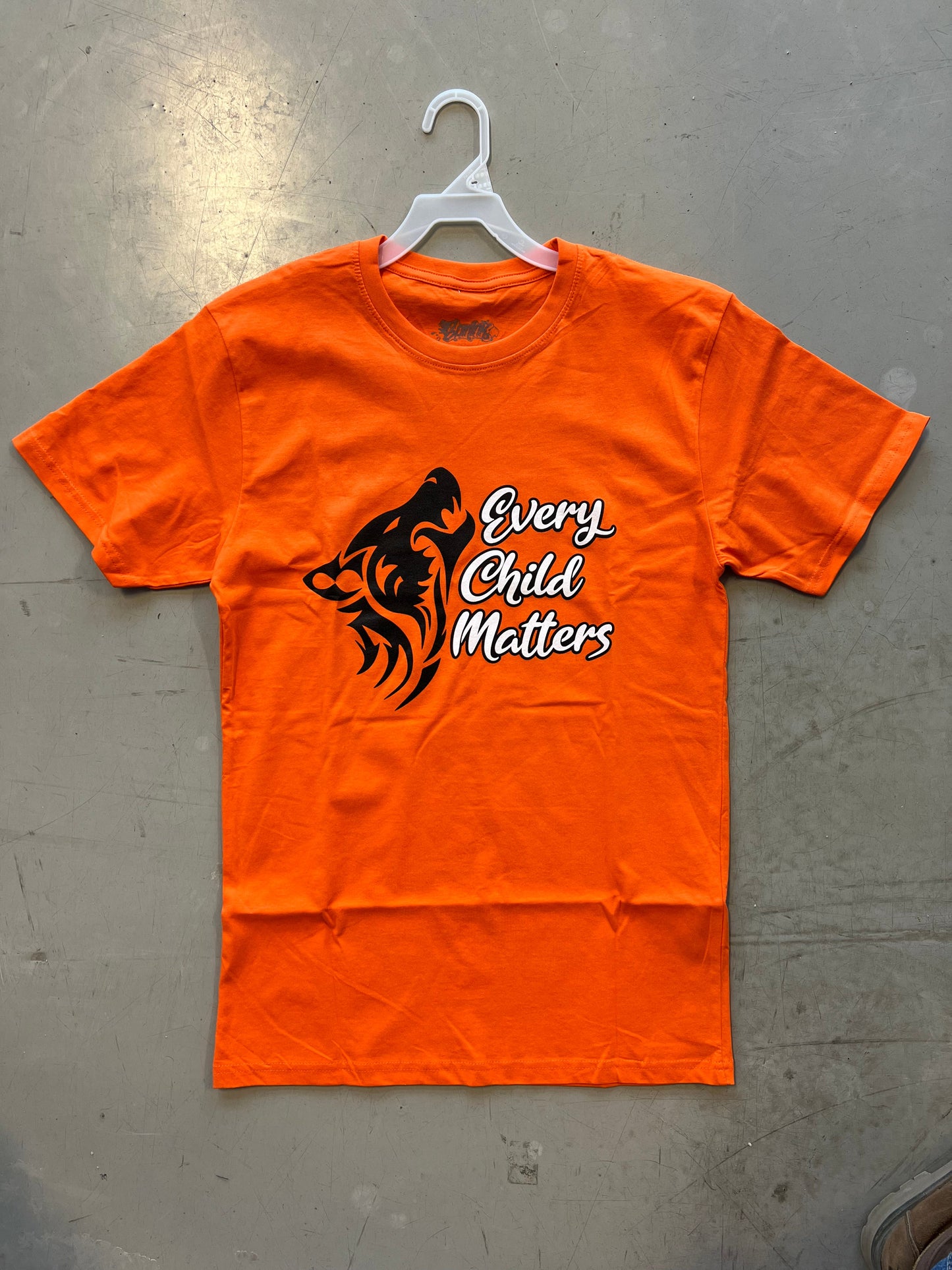 Orange Roaring Bear Every Child Matters T-Shirt - T-Shirt