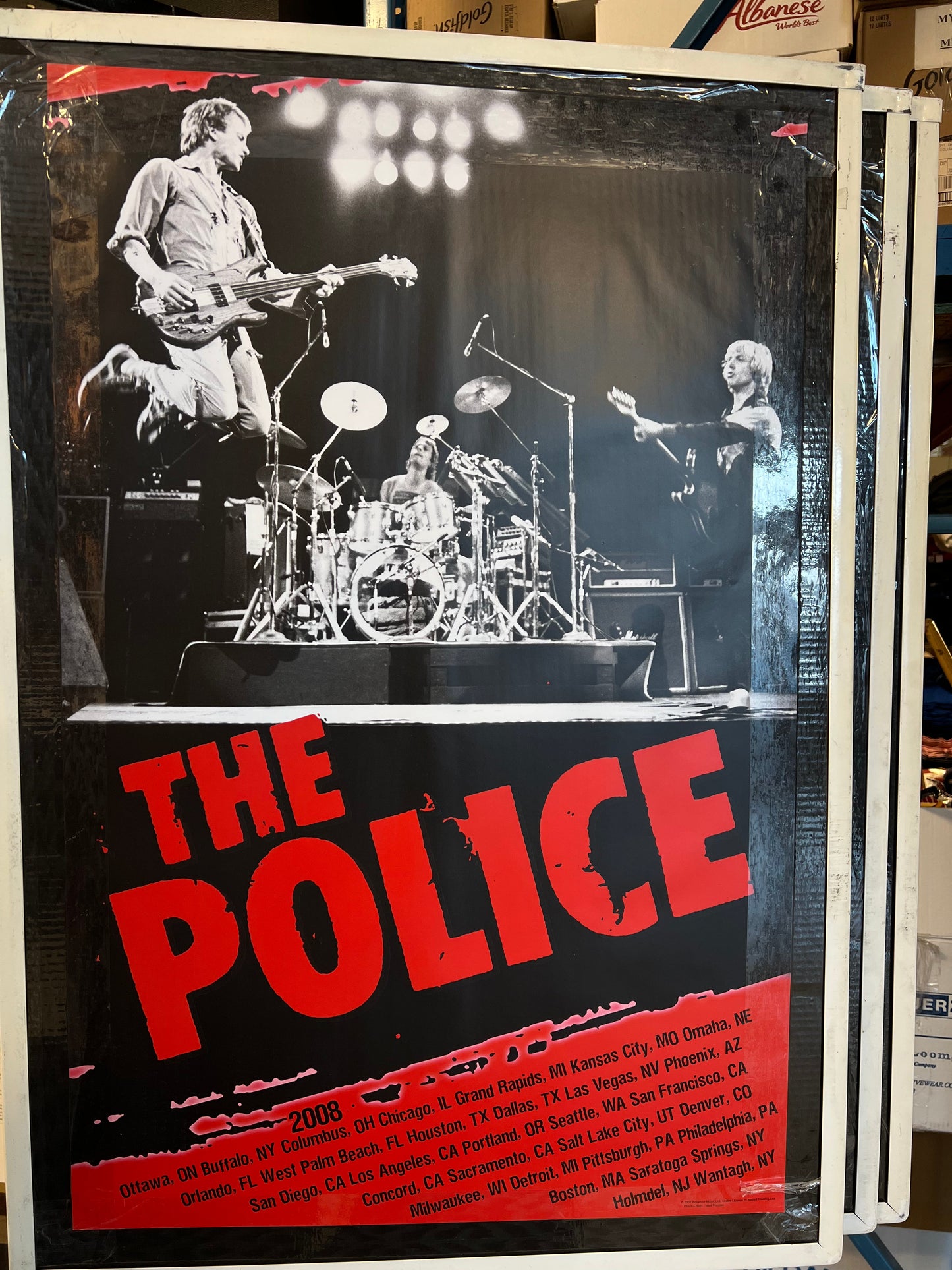 The Police Vintage Tour Poster - Poster