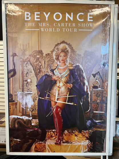 Vintage Tour Poster - Beyoncé - The Mrs. Carter Show World