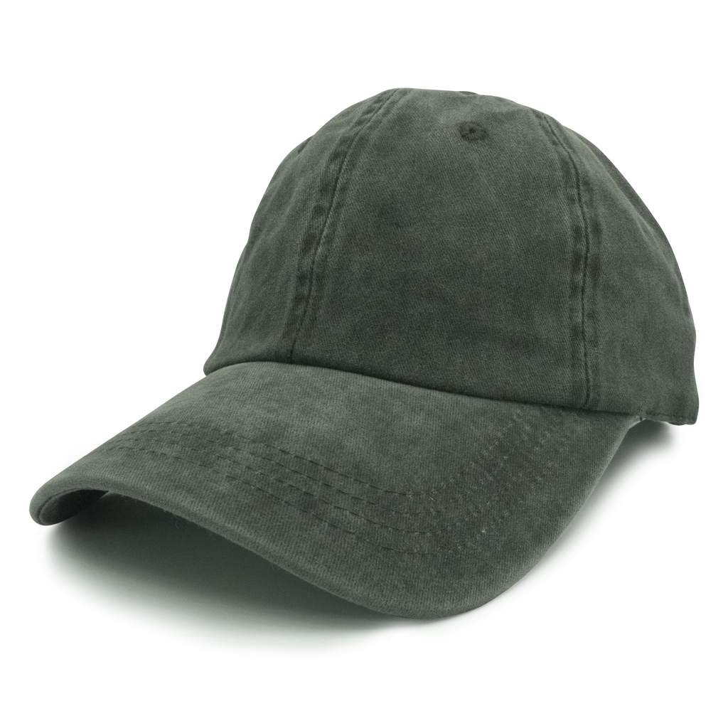 Nissi Pigment Dye Cap - Black - Hats