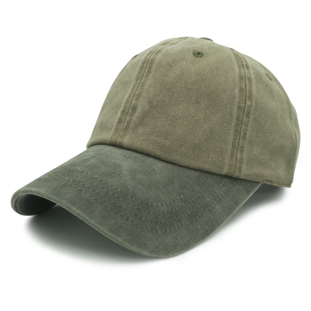 Nissi Pigment Dye Cap - Khaki Black - Hats