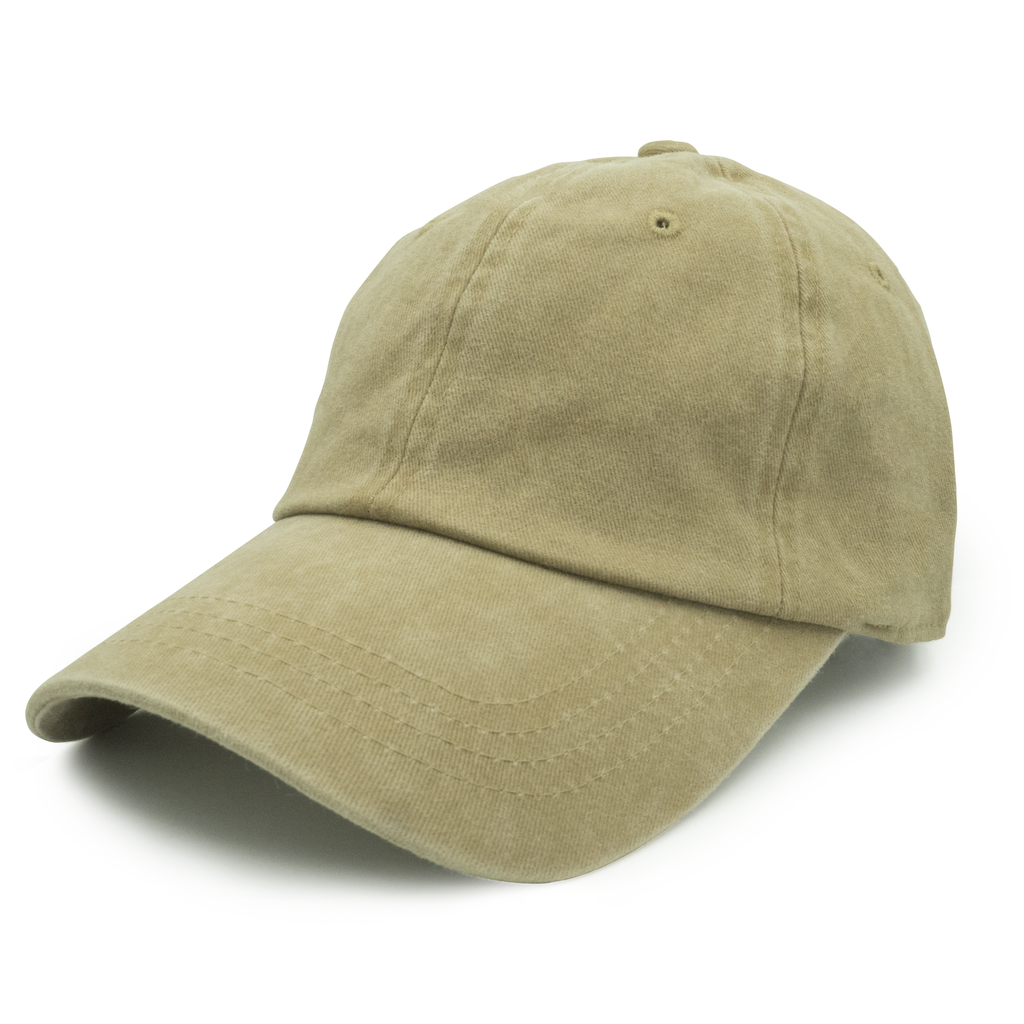 Nissi Pigment Dye Cap - Khaki - Hats