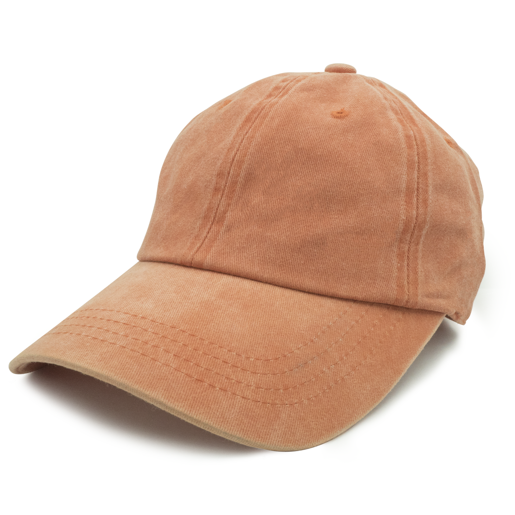 Nissi Pigment Dye Cap - Orange - Hats