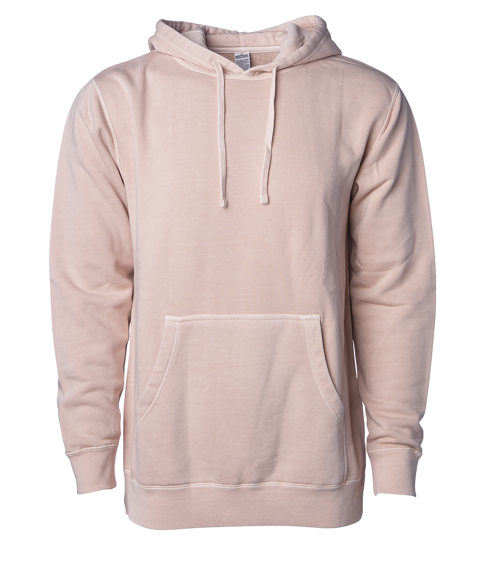 PRM4500 UNISEX MIDWEIGHT PIGMENT DYED HOODED PULLOVER COMING