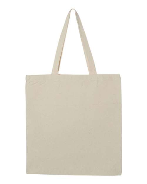 Brighten up your day with our vibrant lime Q-Tees Promotional Tote - Q800, made from heavy cotton canvas and featuring comfortable webbed handles for easy carrying.