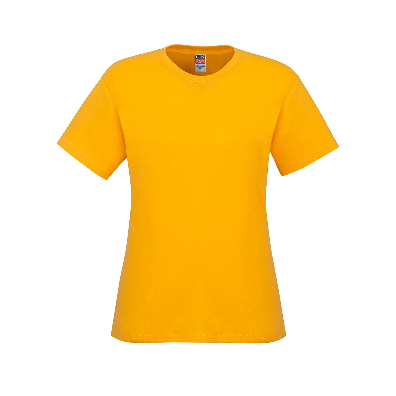 S05611 - Parkour - Ladies Crew Neck Cotton T-Shirt - Gold /