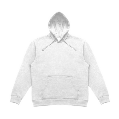 Introducing the unisex classic mid-weight hoodie in white - a timeless addition to your wardrobe. Made with premium 3-end fleece, it's incredibly soft and comfortable, perfect for everyday wear. The fleece lined 3 panel hood, dyed-to-match drawcords and metal eyelets give it a clean, crisp look. It's designed with a relaxed retail fit and is anti-pill, ensuring long-lasting durability. Made with a 60% ringspun cotton and 40% polyester blend, this hoodie is sure to be a staple in your closet.