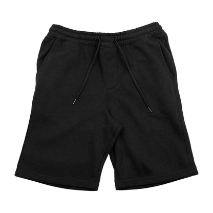 Unisex black fleece shorts for ultimate comfort and style.