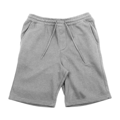 Our sport grey fleece shorts feature a comfortable, tapered design for everyday wear.
