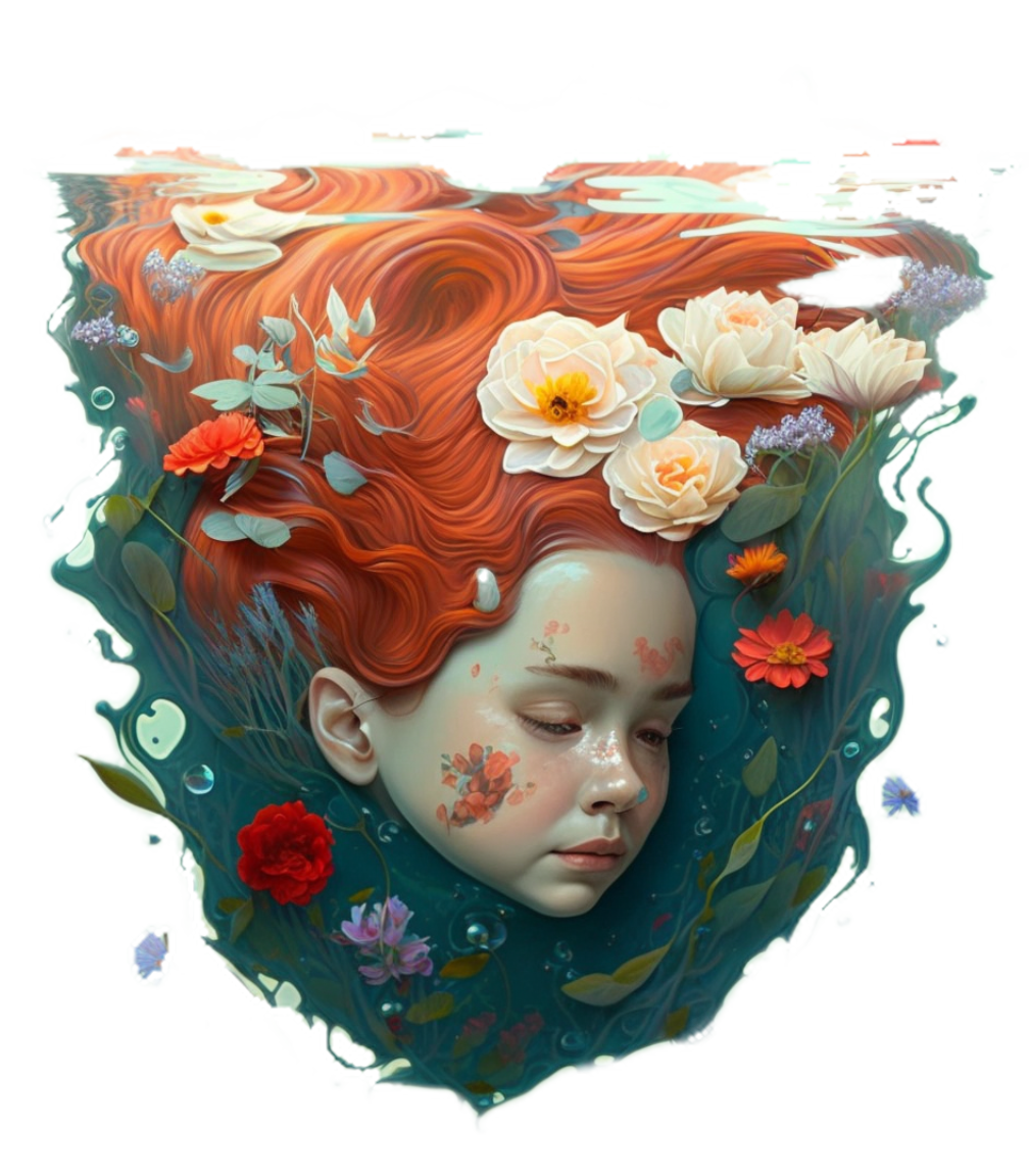 The Sleeping Rose Bower Hoodie: An Artistic Watercolor